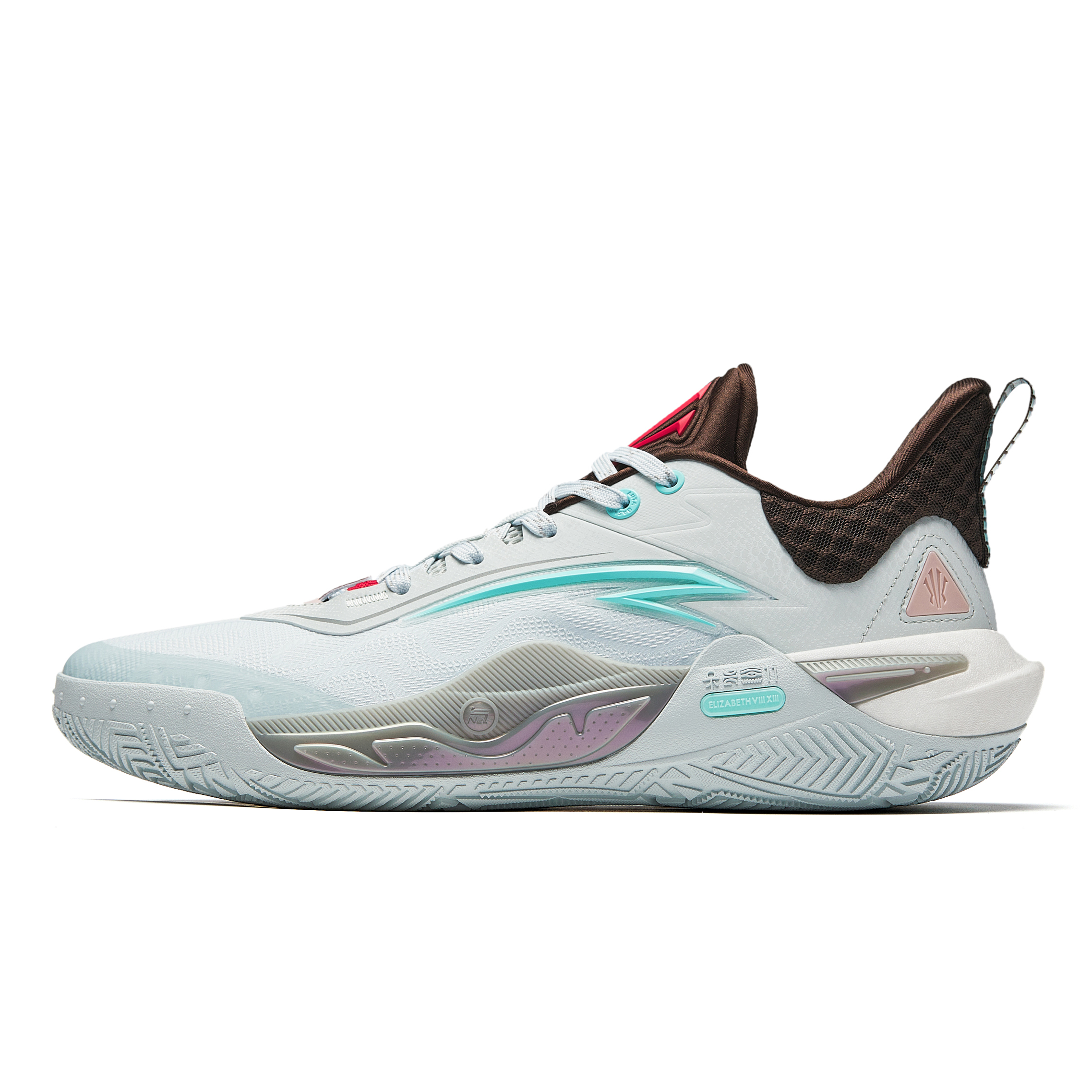 

Кроссовки Kai 1 Speed Fearless Heart ANTA, Illusion Blue/Light Cyan Gray/Dark Brown