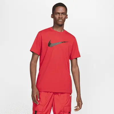 

Футболка Nike Sportswear Swoosh, цвет University Red/Black