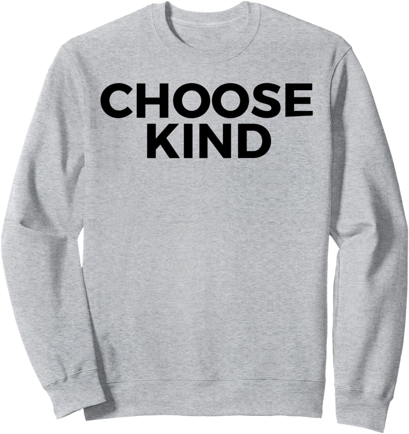

Выберите свой стиль - Вдохновляющая толстовка Choose Kind, серый