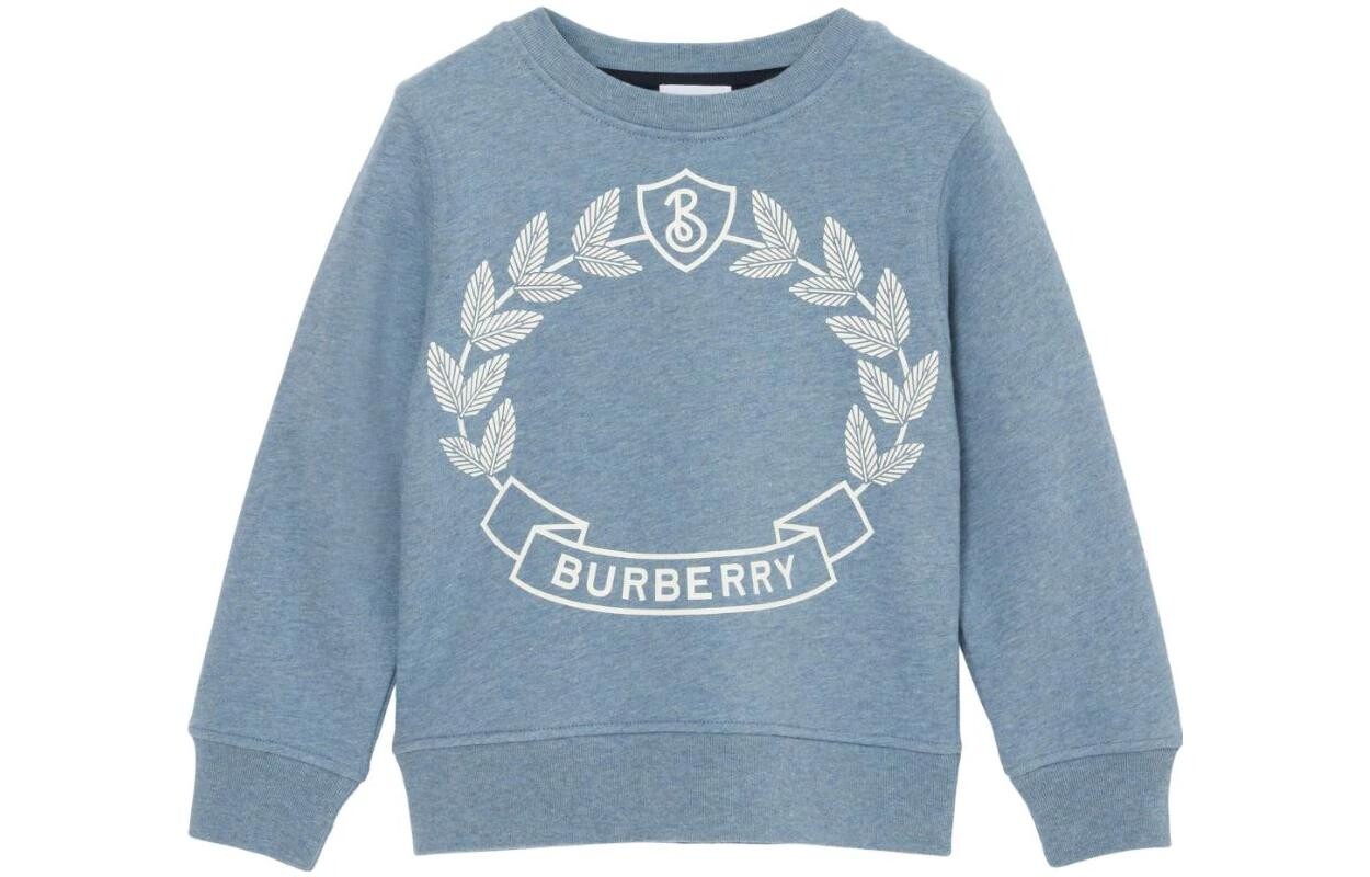 Детская толстовка Burberry, цвет Blue