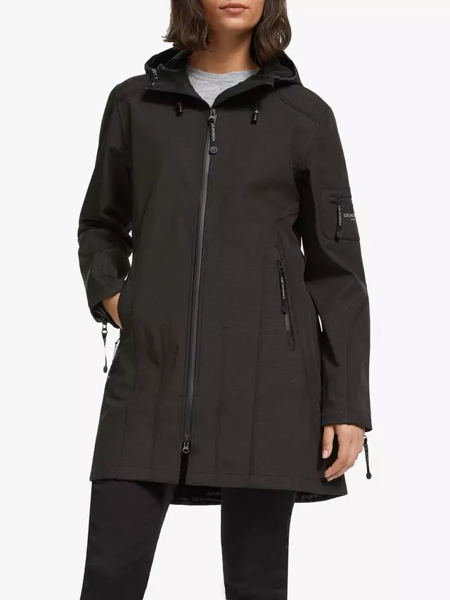 

Дождевик Ilse Jacobsen Hornbæk 3/4 Length, черный