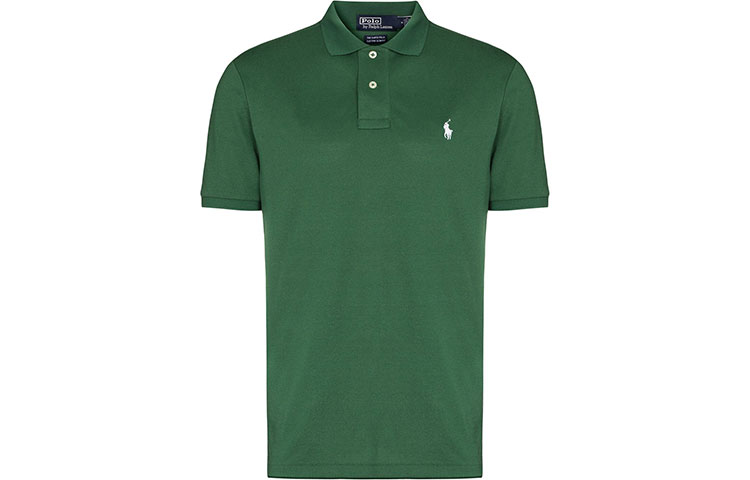

Поло с вышитой лошадкой Polo Pony Polo Ralph Lauren, зеленый