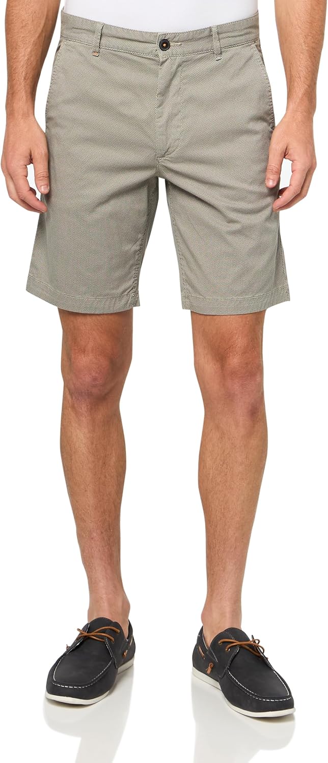 

BOSS Мужские техно-твилловые чинос шорты, Medium Peyote Beige