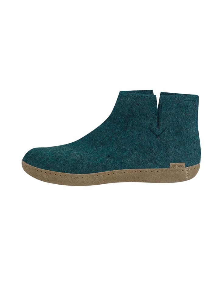 Сабо glerups Boots Ledersohle, цвет Petrol