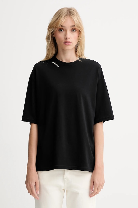 

Хлопковая футболка La Mania, черный