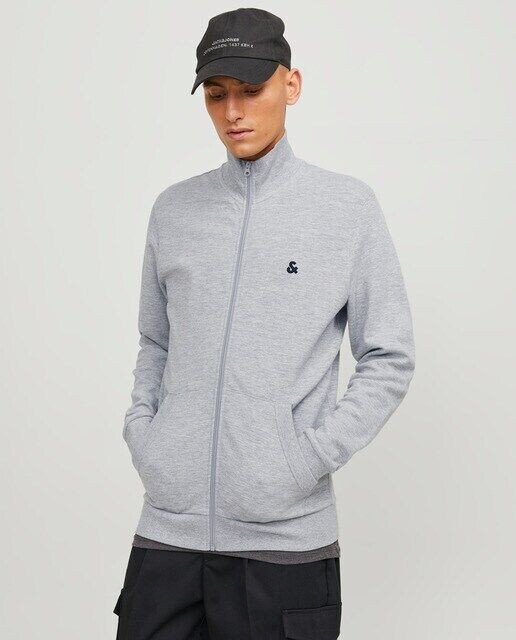 

Мужская толстовка на молнии Jack & Jones, светло-серый