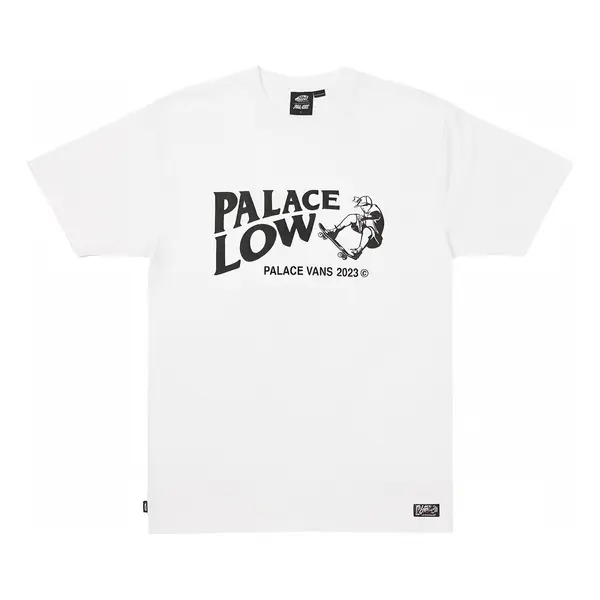 

Футболка x vans low t-shirt 'white' Palace, белый