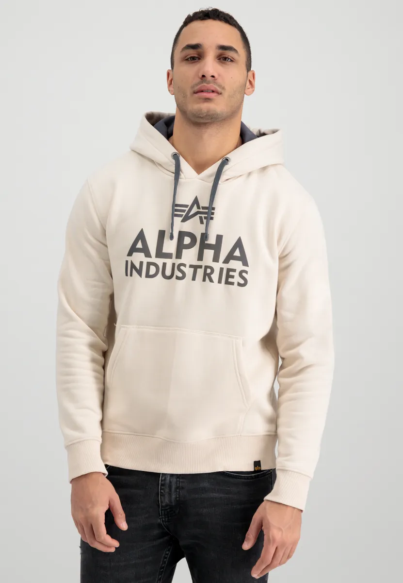 

Толстовка Alpha Industries " Alpha Industries Мужчины - Толстовки с капюшоном из пенопласта с принтом ", цвет Jet Stream White