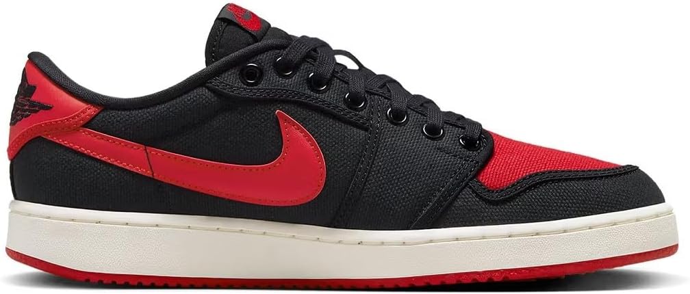 Мужские кроссовки Nike AJKO 1 Low Black/Varsity Red-Sail (DX4981 006) Jordan, белый/синий — фото 2