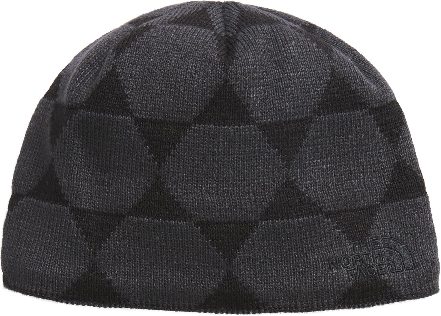 

Шапка Jim Beanie от THE NORTH FACE | Классический крой, зимняя шапка для мужчин и женщин, теплая флисовая повязка на голову и вышитый логотип, Tnf Black/Asphalt Grey Geodesic Jacquard