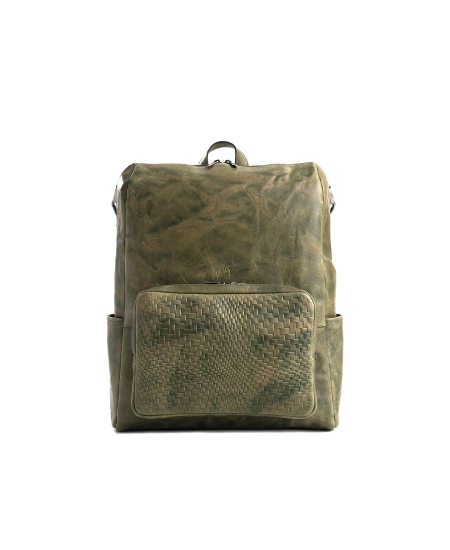 

Мини-рюкзак из натуральной кожи для женщин, маленькая сумка через плечо Velez, Green