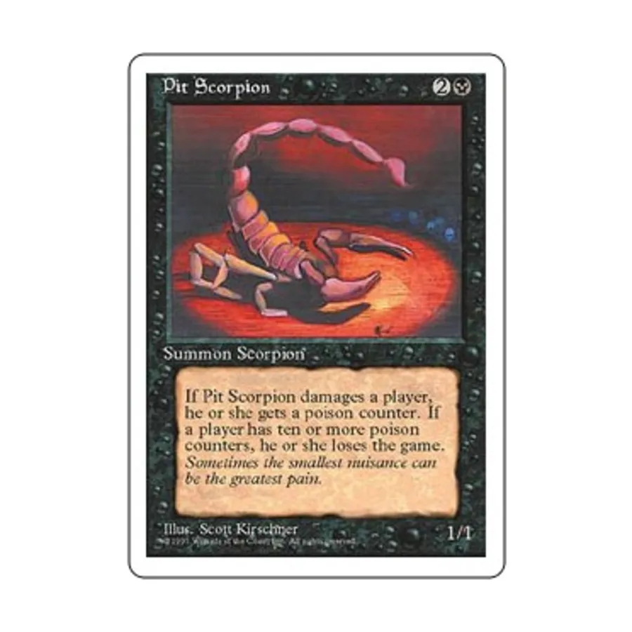 

CCG Ямный скорпион (С), MTG - 4th Edition