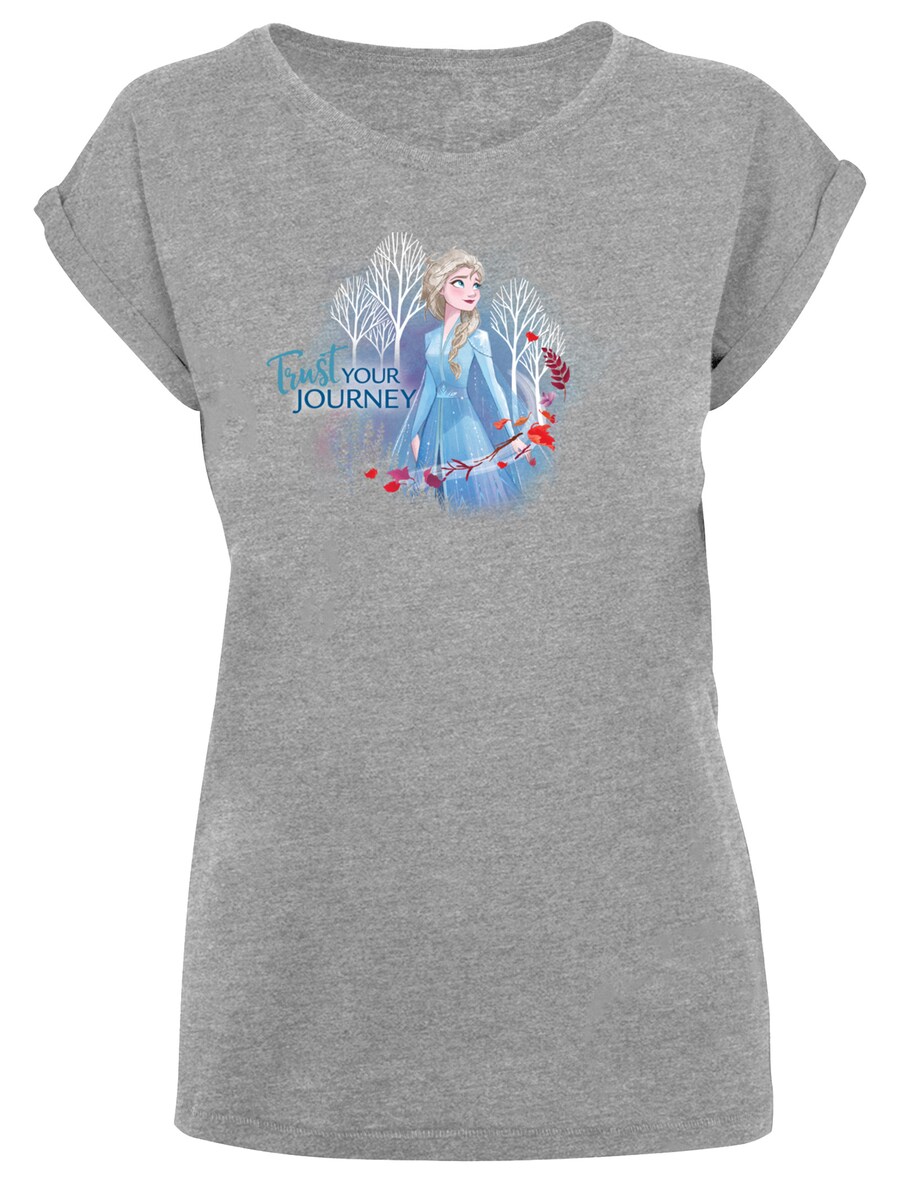 

Рубашка F4NT4STIC Disney Frozen 2 Trust Your Journey, пятнистый серый