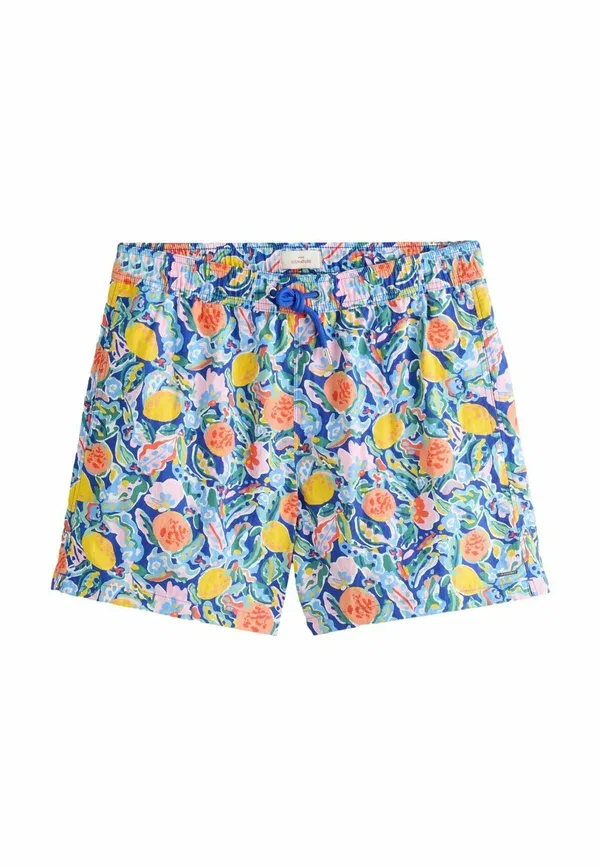 Плавки Next, Regular fit signature liberty print swim shorts, синий фруктовый