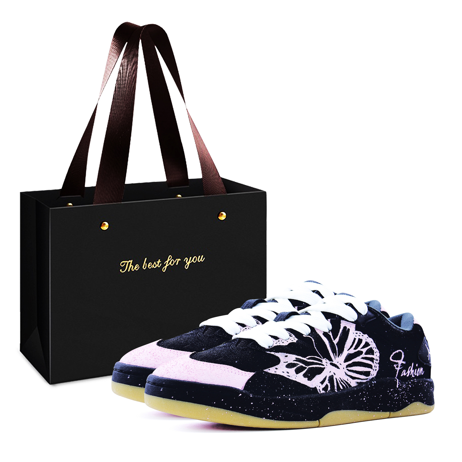 

Jordan Session Box, Dark Warm Icing Sugar, Puffy Shoes Low top, Детские повседневные кроссовки низкие, черно-розовые, для подростков