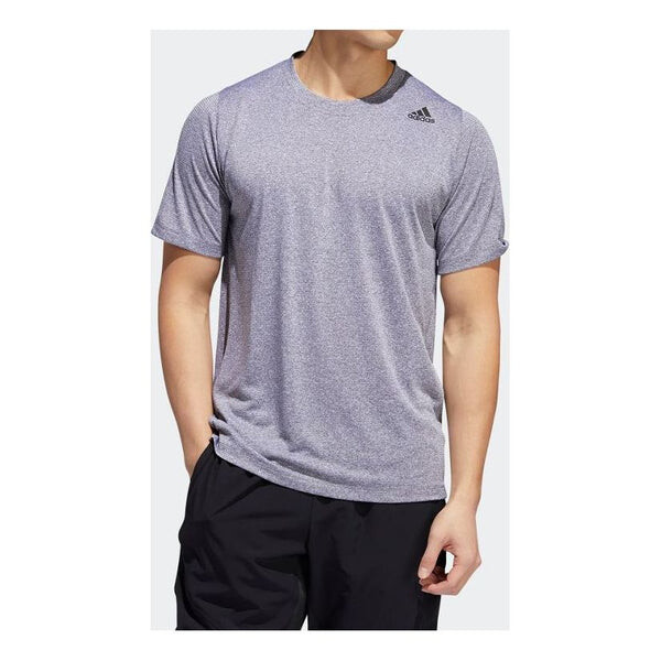 

Футболка sports round neck short sleeve white purple Adidas, белый