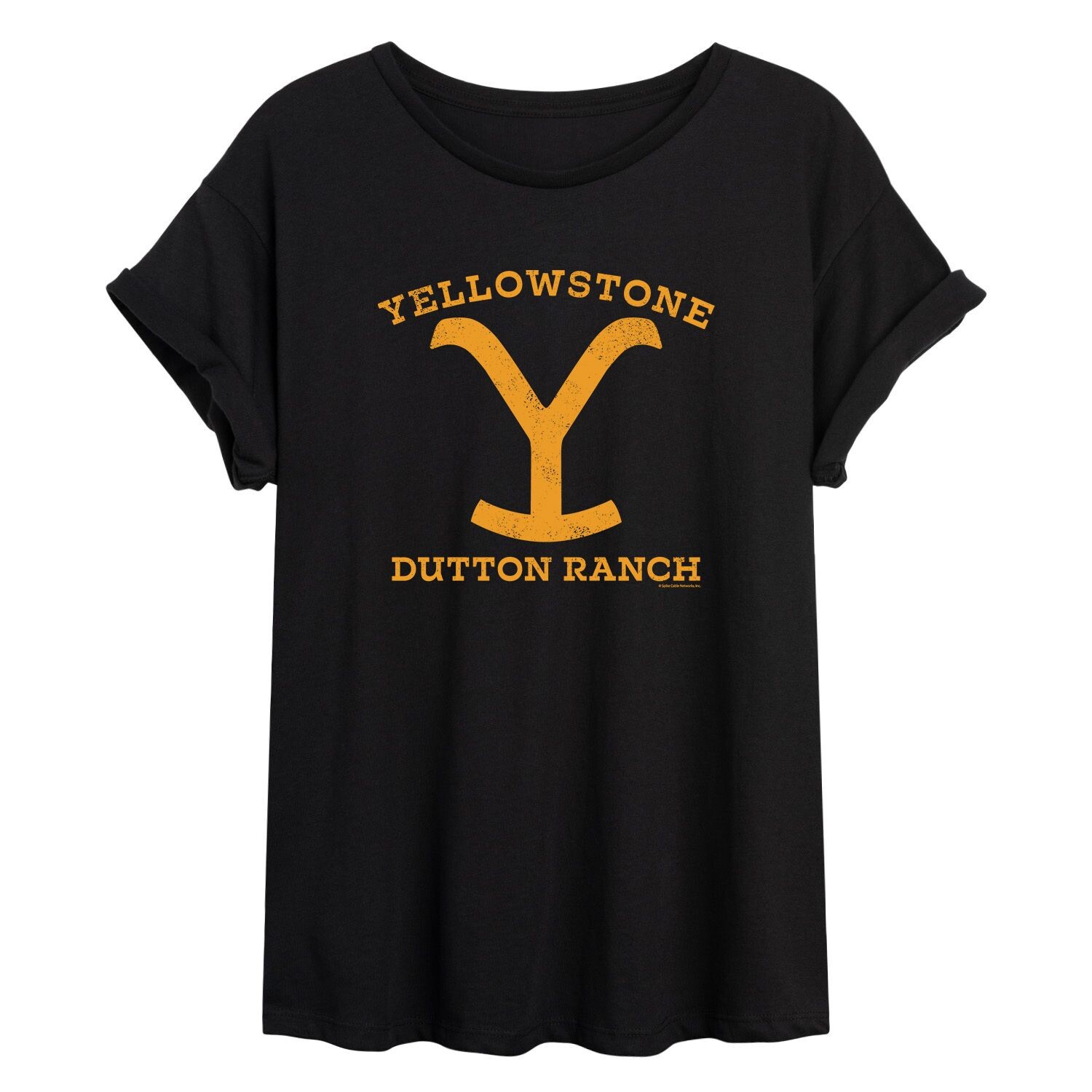 

Струящаяся футболка Yellowstone Dutton Ranch Y для юниоров Licensed Character