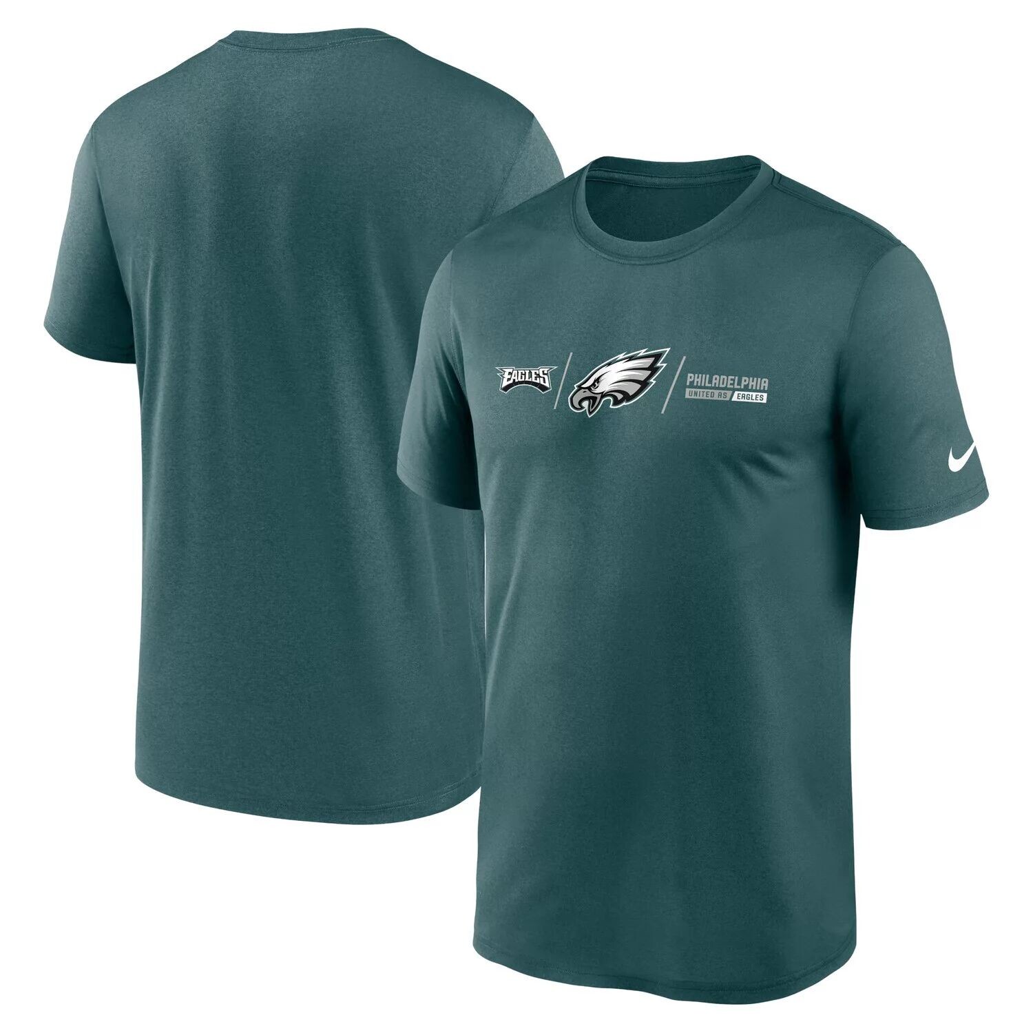 

Мужская полуночная зеленая футболка Philadelphia Eagles Horizontal Lockup Legend Nike, Зеленый, Мужская полуночная зеленая футболка Philadelphia Eagles Horizontal Lockup Legend Nike