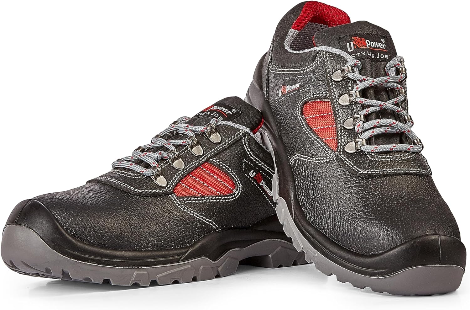 Защитные туфли UPOWER Unisex Mauna L S3 Fo Sr, черный/красный — фото 4