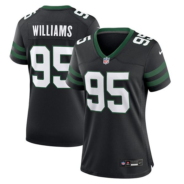 

Женская футболка Quinnen Williams Legacy Black New York Jets Alternate Game Nike, Черный, Женская футболка Quinnen Williams Legacy Black New York Jets Alternate Game Nike