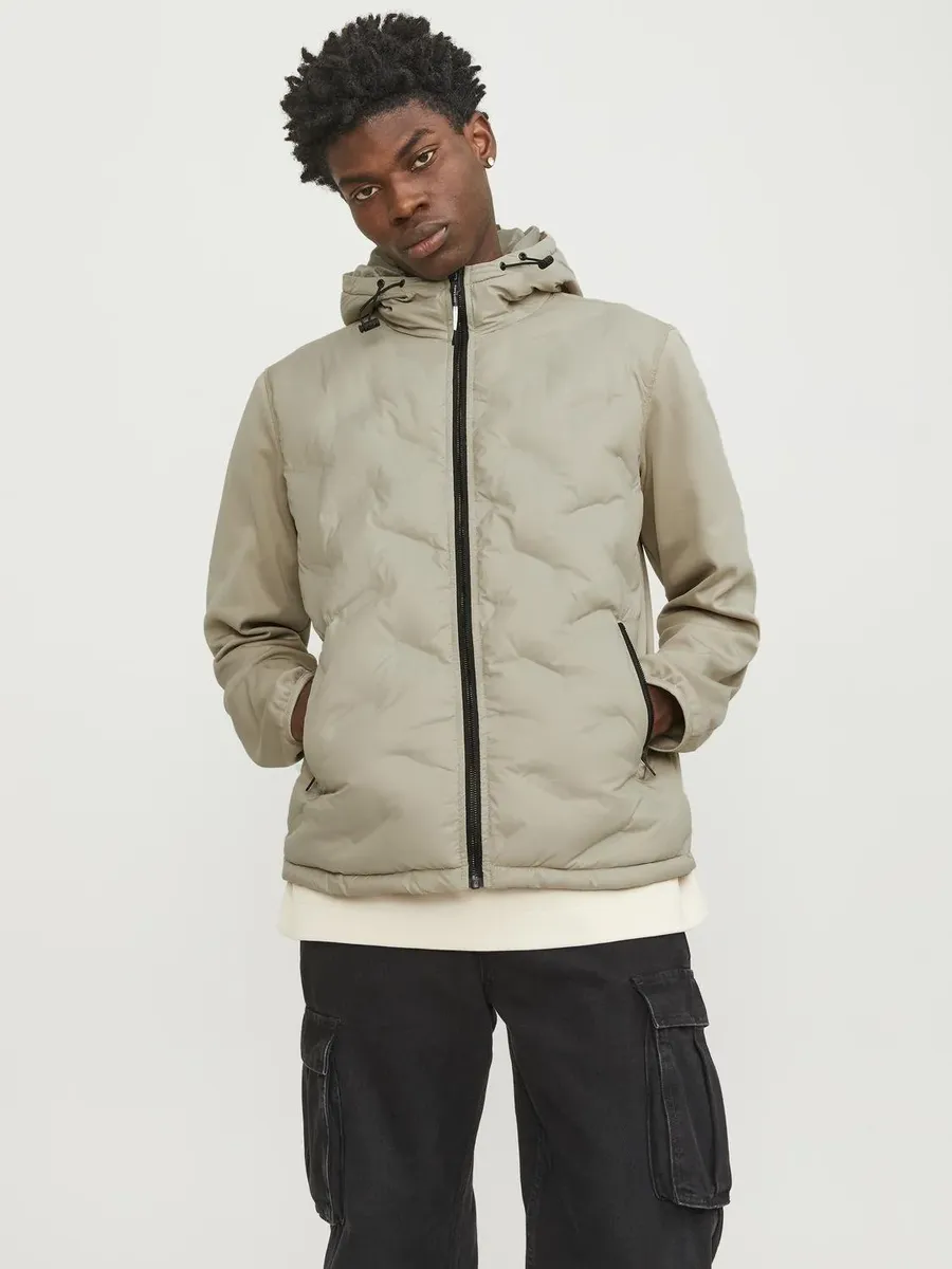 

Гибридная куртка Jack & Jones "JCOHEAT HYBRID JACKET NOOS", с капюшоном, цвет Crockery