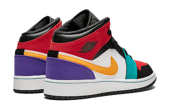 Кроссовки 1 средние Air Jordan, мульитколор — фото 3