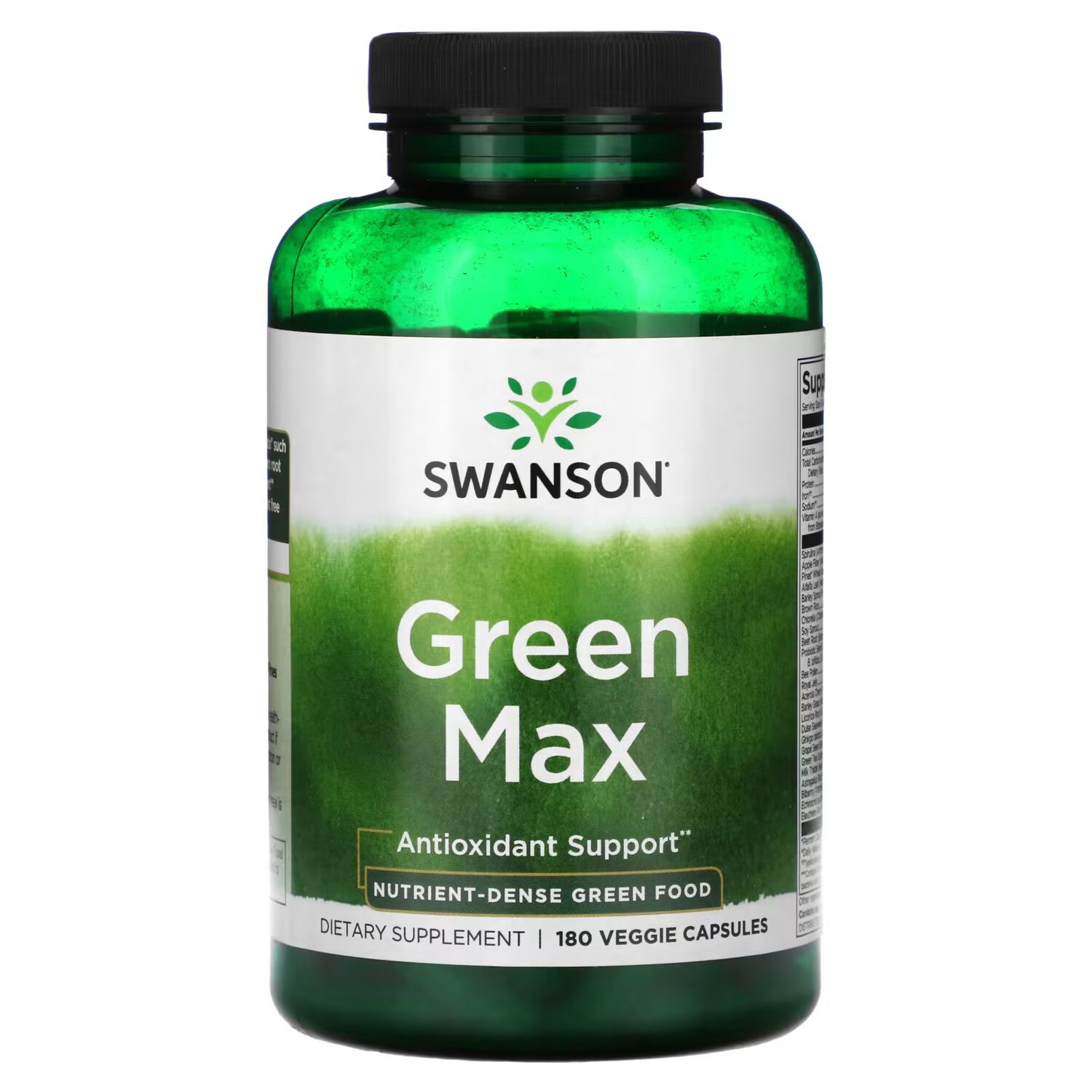 

Green Max, 180 растительных капсул Swanson