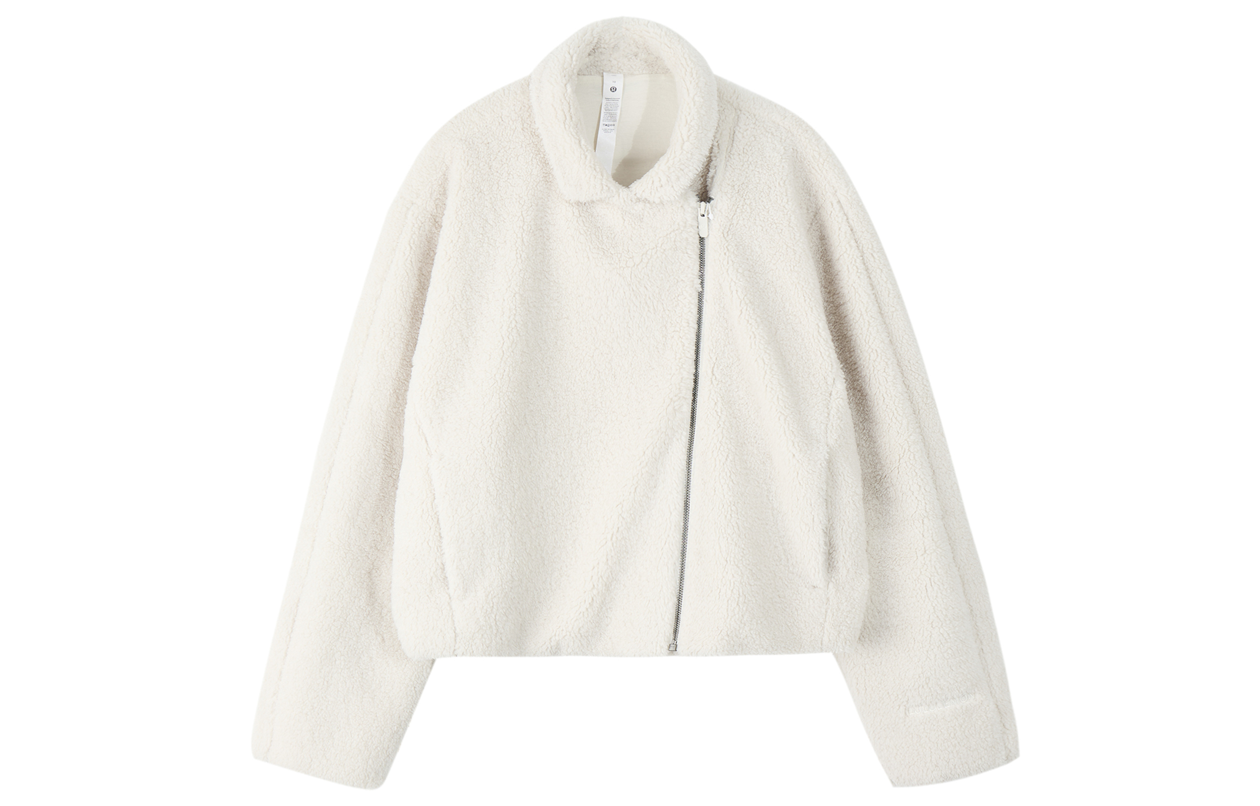 

Куртка с воротником из текстурированного флиса, женская Lululemon, Bone White, Белый, Куртка с воротником из текстурированного флиса, женская Lululemon, Bone White