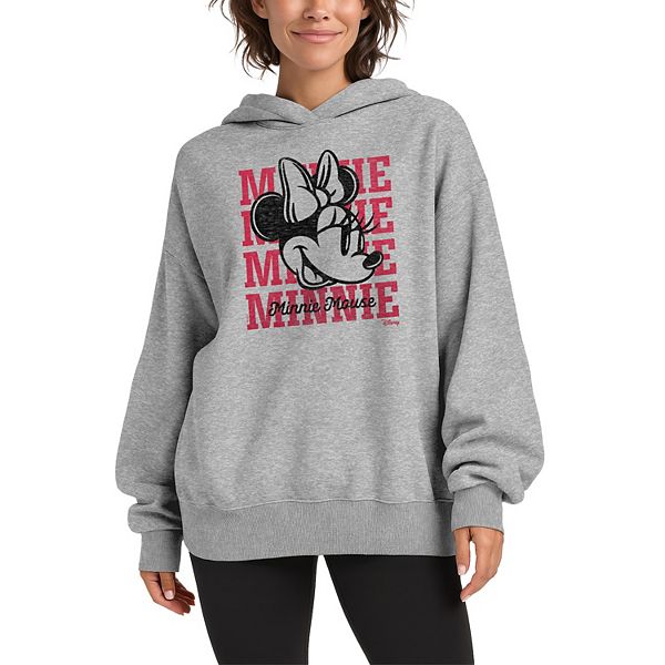 

Женский оверсайз худи с принтом Микки Маус Disney, Athletic Heather