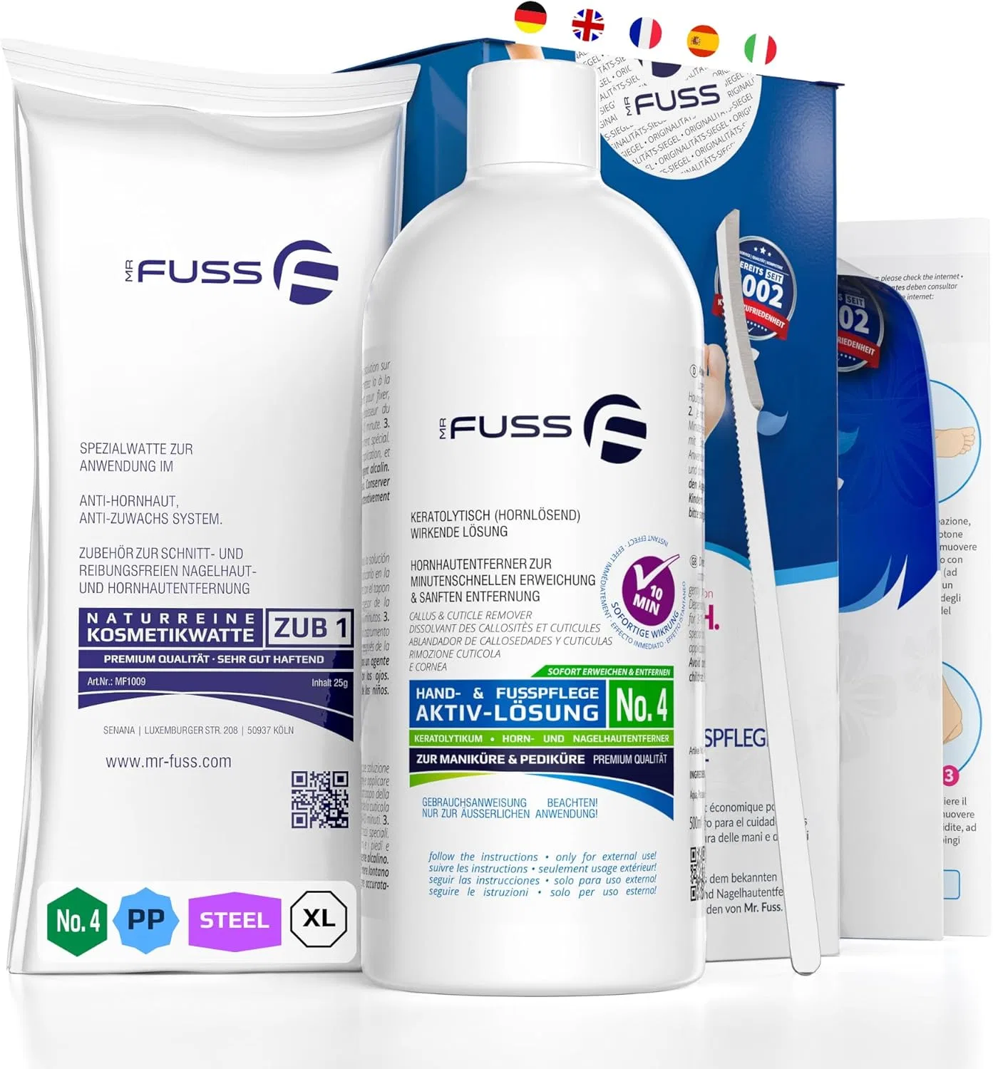 Набор для удаления мозолей «No. 4 Plus Pack» от Mr. Fuss Mr. Fuss