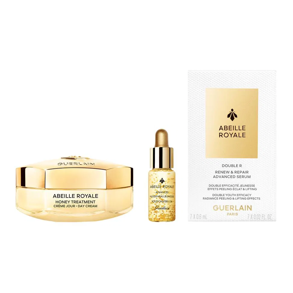Набор антивозрастной косметики GUERLAIN с дневным кремом и сыворотками — фото 3