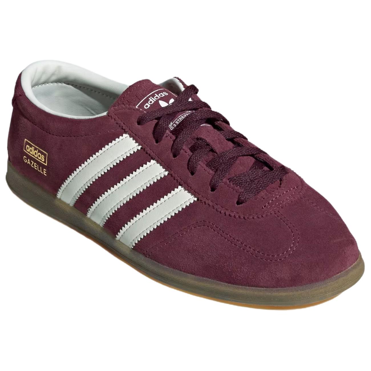 Adidas Originals GAZELLE Abrasion Resistant низкие кроссовки для скейтбординга унисекс бордовый белый — фото 4