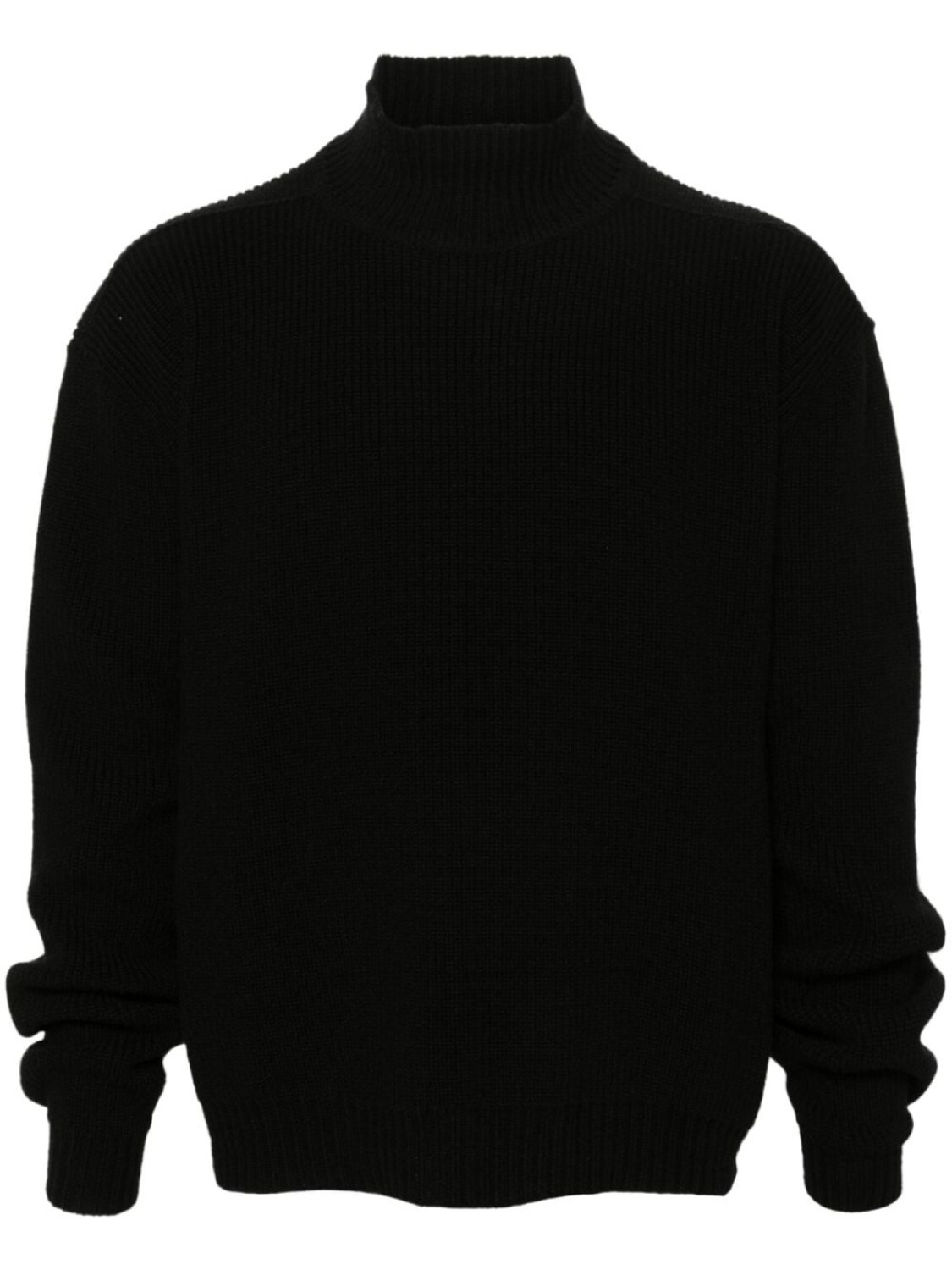 

Rick Owens джемпер из вирджинской шерсти с высоким воротником, черный