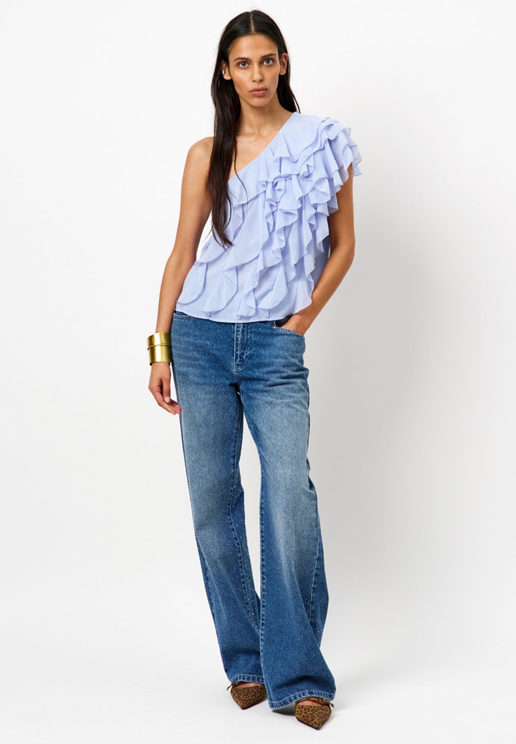 

Блуза RAIKO ROMANTIC ASYMMETRIC - Top Dante6, синий