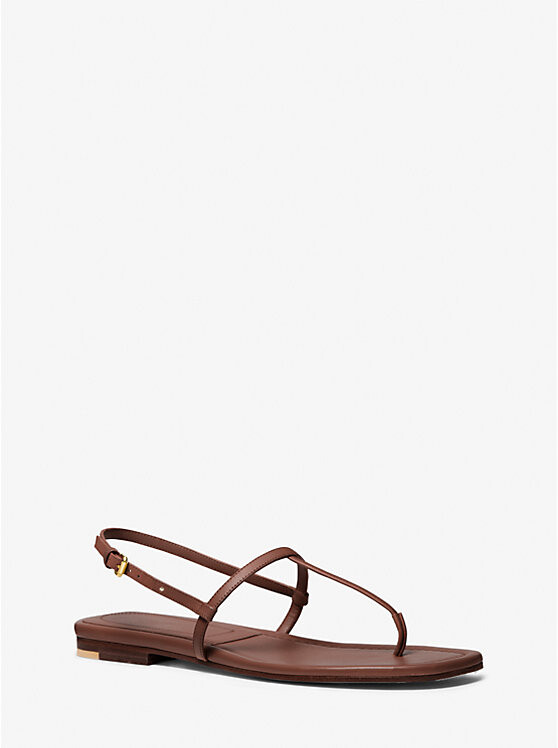 

Кожаные сандалии Али Michael Kors Collection, коричневый