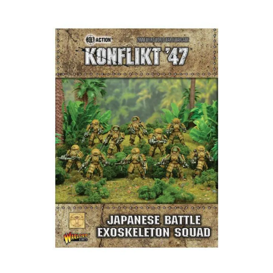 

Японский боевой экзоскелетный отряд, Konflikt '47 - Japanese Army (28mm) (Warlord Games)