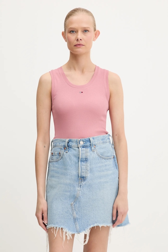 

Топ Tommy Jeans, оранжевый