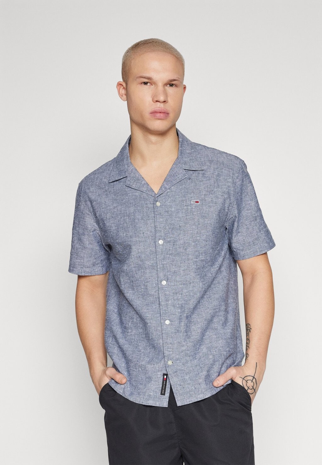 

Рубашка BLEND CAMP SHIRT Tommy Jeans, цвет dark night navy