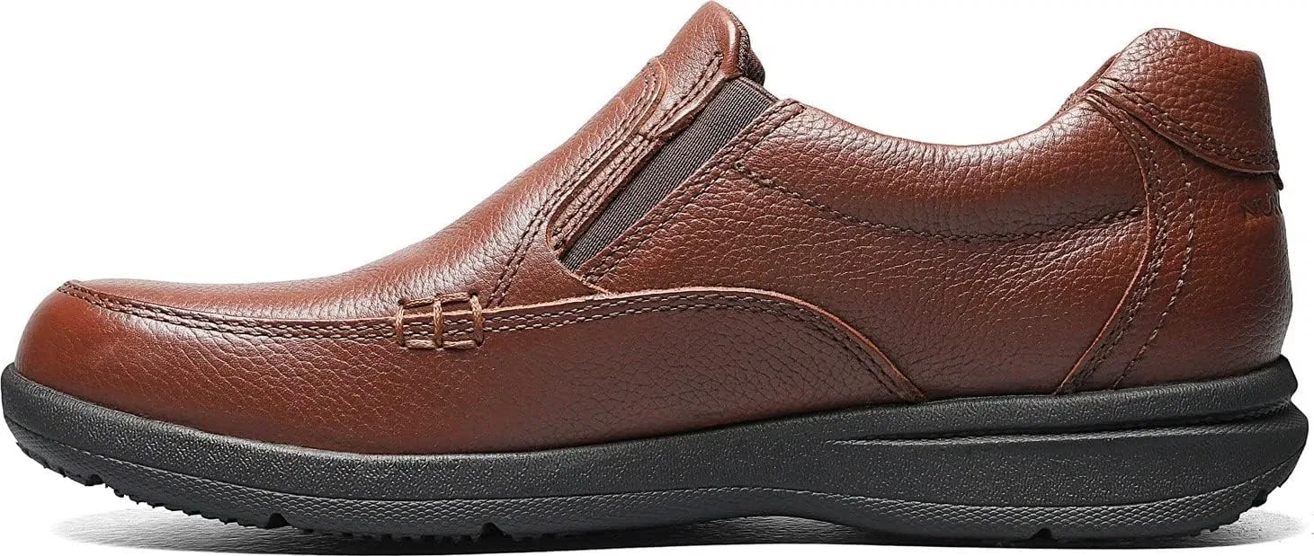 Мокасины на шнуровке Nunn Bush, Cognac Tumbled Leather — фото 4