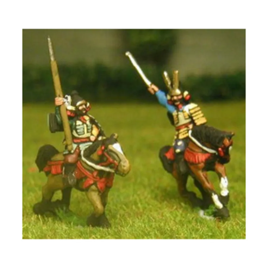 

Генерал — верхом с телохранителем, Ancient Miniatures - Samurai (15mm)