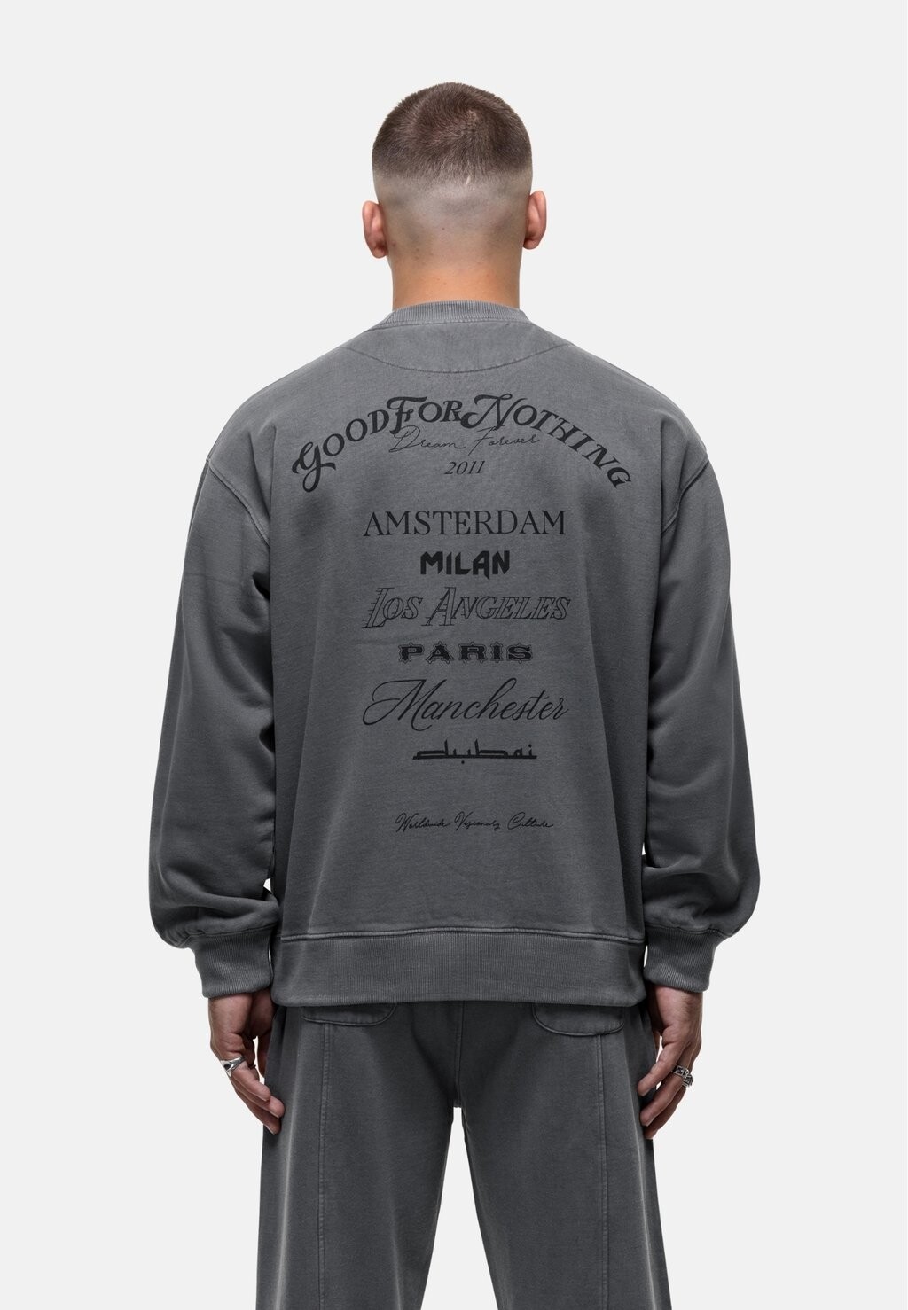 

Толстовка RELAXED DESTINATION GUNMETAL SWEATSHIRT Good For Nothing, серый
