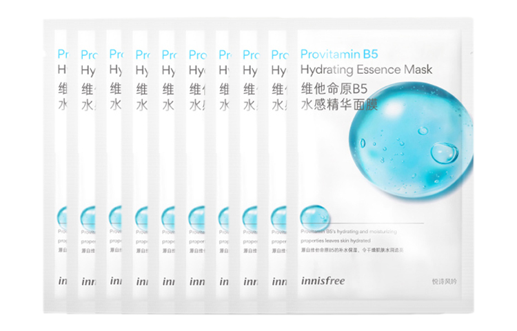 

Маска для лица YUESHIFEFENGYIN Vitamin подтягивающая, увлажняющая и питающая 1 шт/5 шт/10 шт/20 шт Innisfree