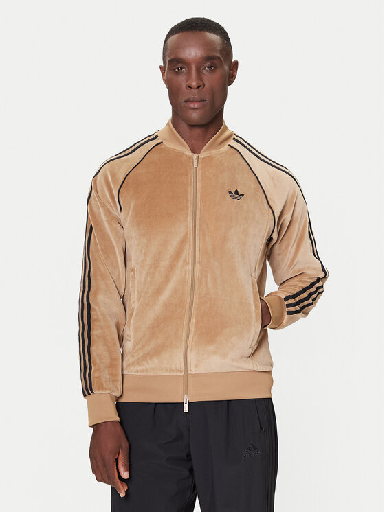 

Свитшот loose fit SST adicolor Velour JX1561 Adidas, бежевый
