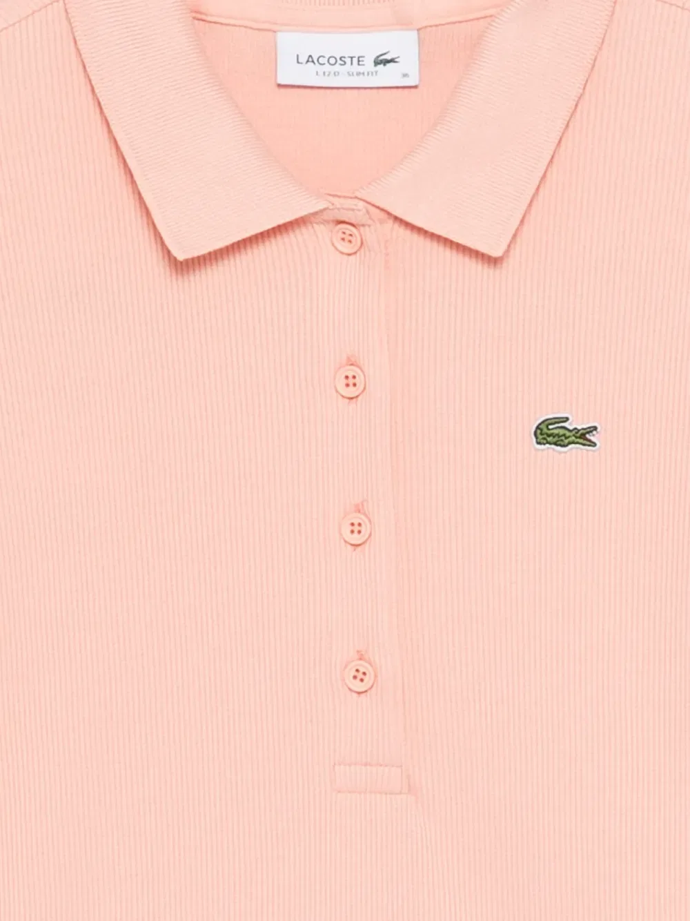 Рубашка-поло Lacoste L.12.D, розовая — фото 3