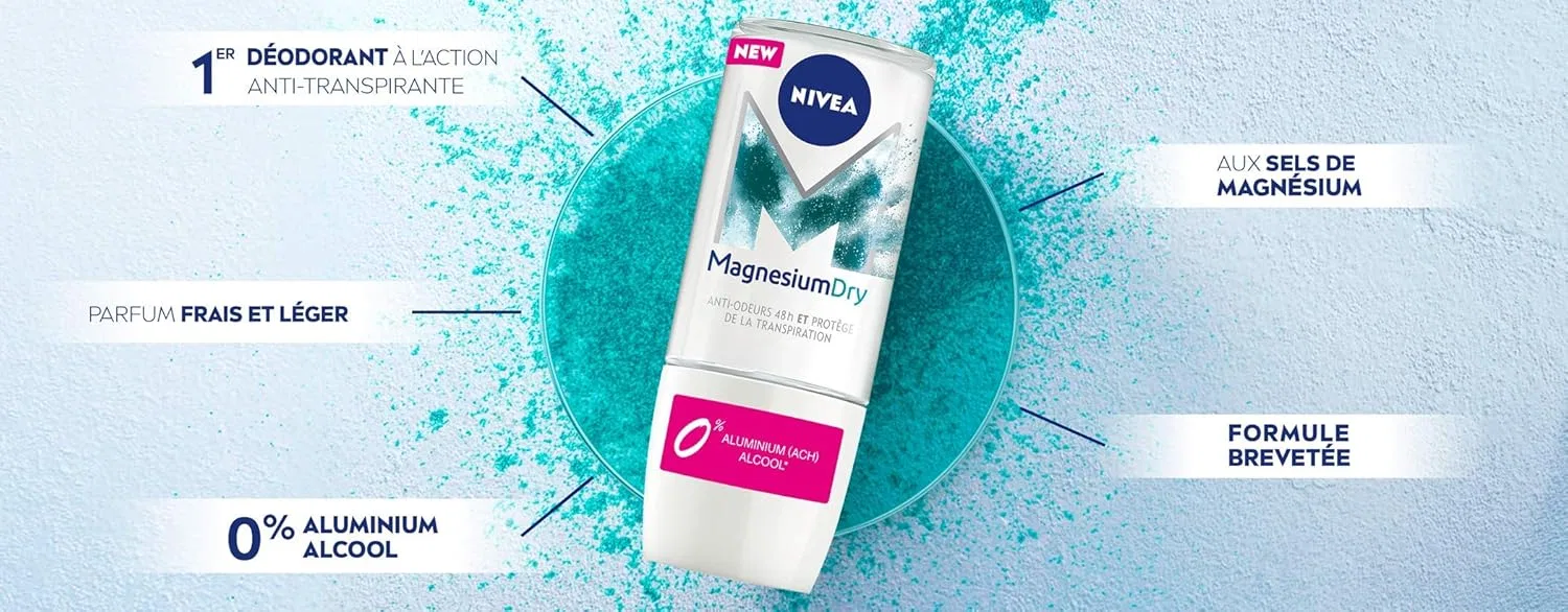 Женский роликовый дезодорант NIVEA Magnesium Dry Fresh Nivea — фото 4