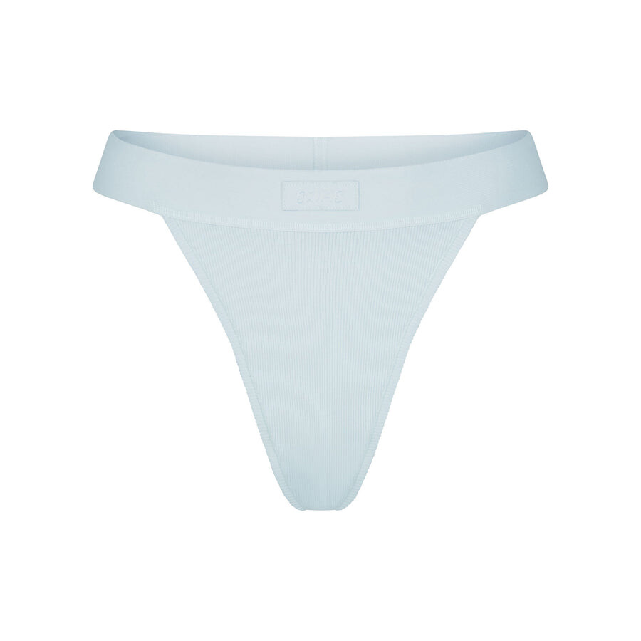 

Стринги SKIMS Cotton Rib, цвет Opal