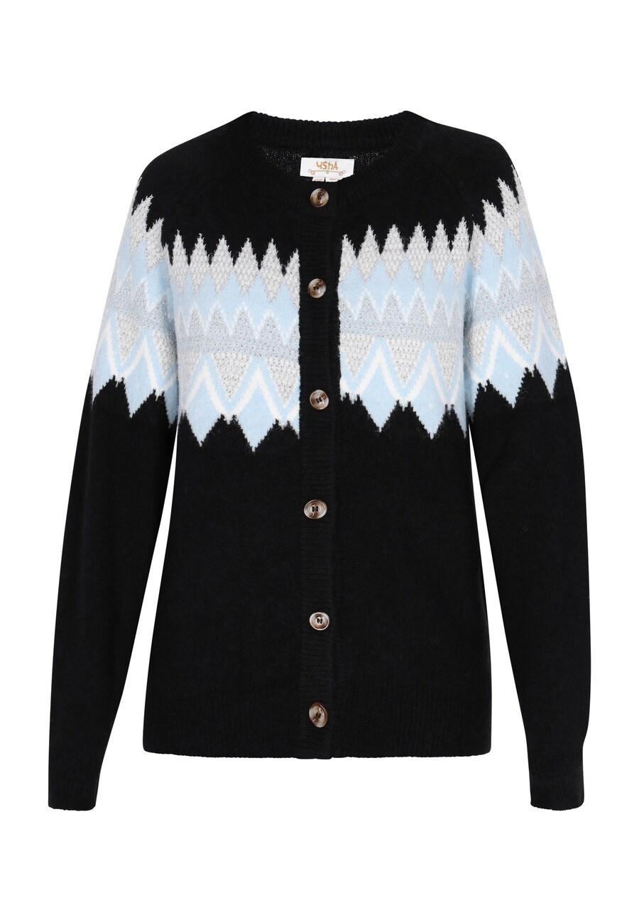 

Вязаный кардиган usha FESTIVAL, черный