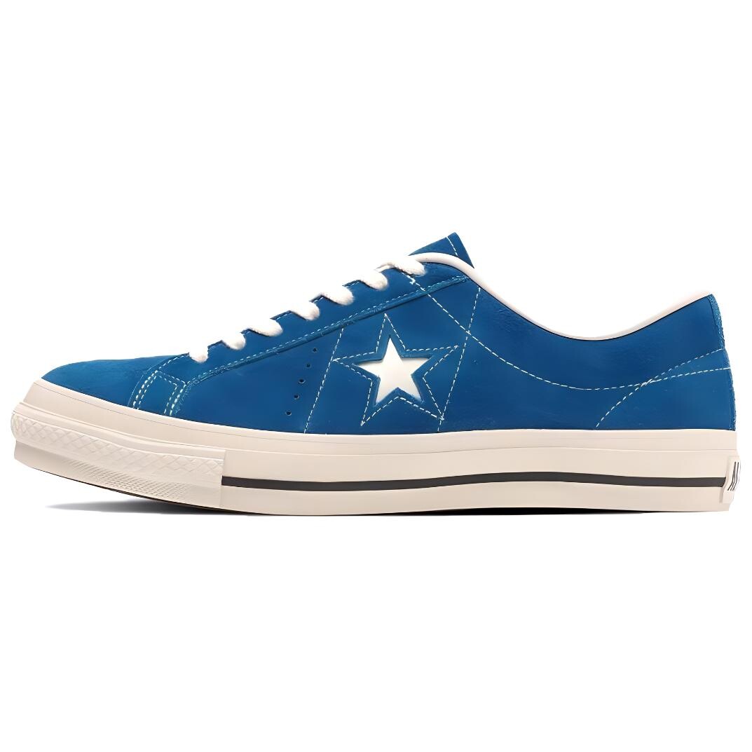 

One Star Canvas Shoes Unisex Low-top Blue Converse