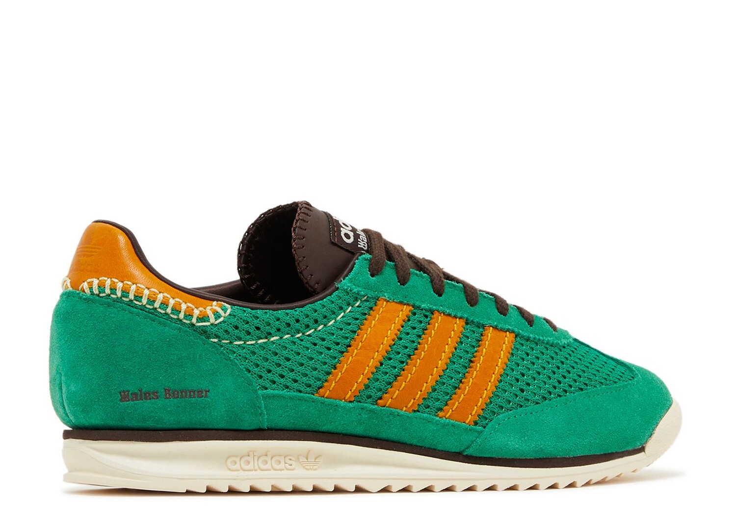 Кроссовки adidas Wales Bonner X Sl72 Knit 'Green', зеленый — фото 3