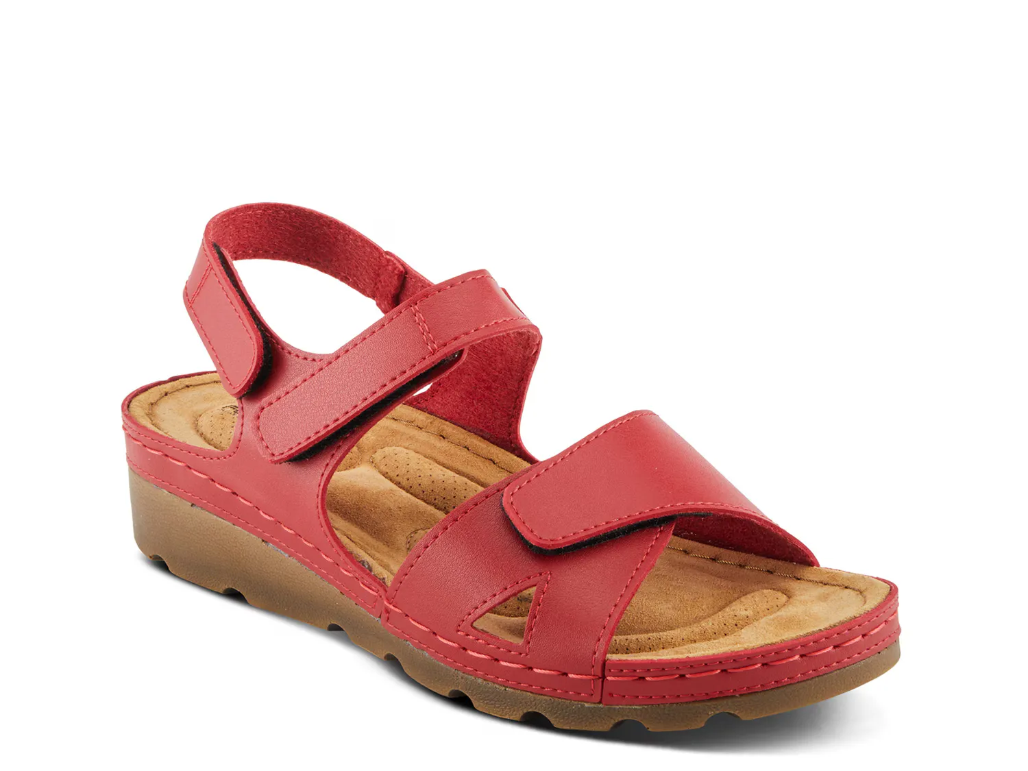 

Сандалии Ariel Wedge Sandal Flexus By Spring Step, красный